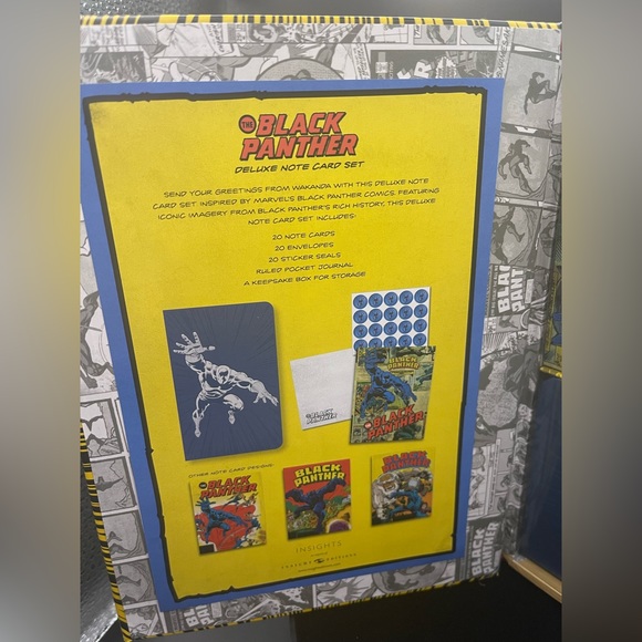 Marvel The Black Panther Deluxe Note Card Set - Picture 7 of 8